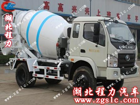 湖北程力福田4方混凝土攪拌車 湖北程力福田4方混凝土攪拌車