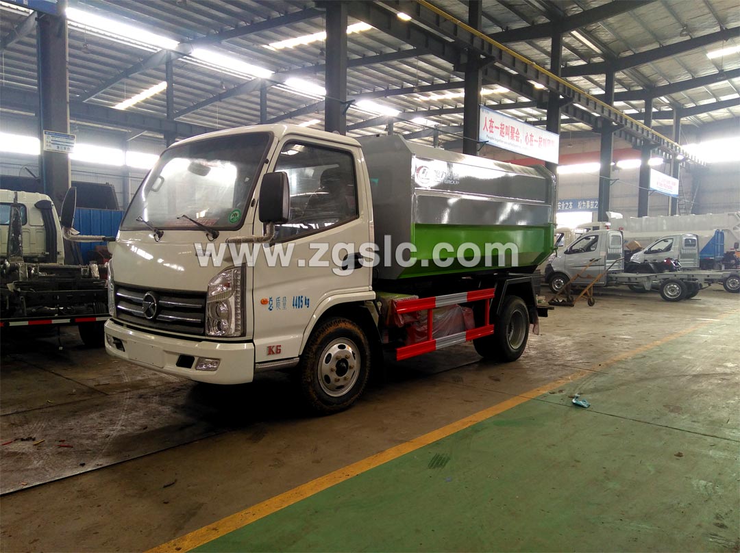 凱馬3.5方藍牌掛桶垃圾車_