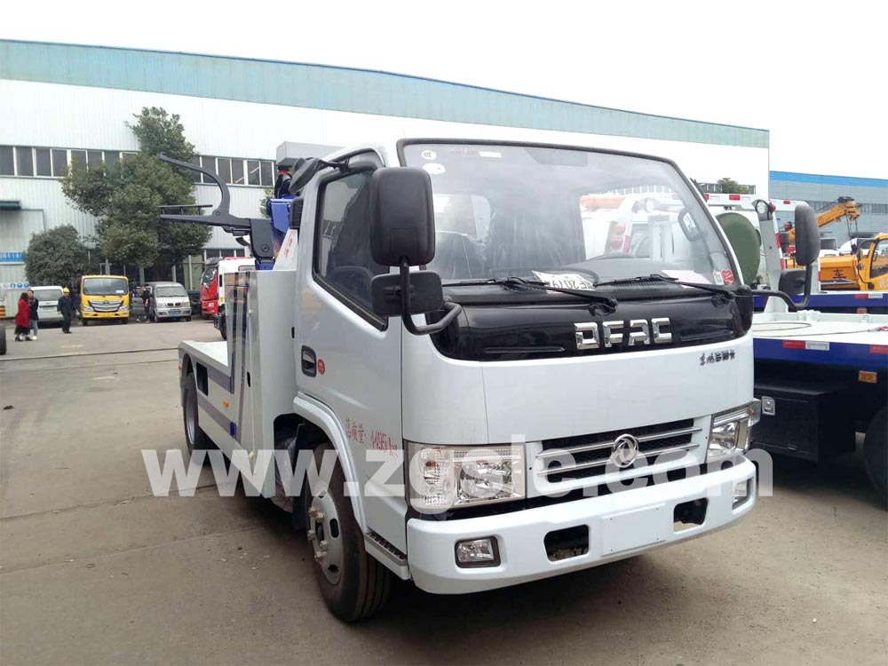 東風(fēng)小多利卡D6聯(lián)體一拖一清障車（國五）