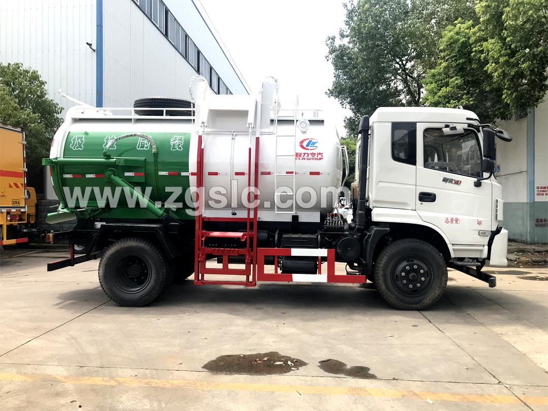 東風145餐廚垃圾車_餐廚垃圾車參數配置