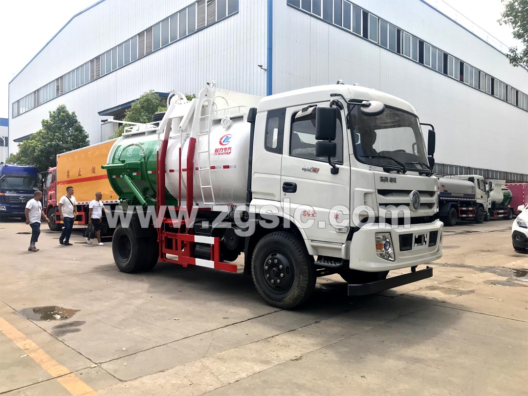 東風145餐廚垃圾車_8噸餐廚垃圾車多少錢一輛