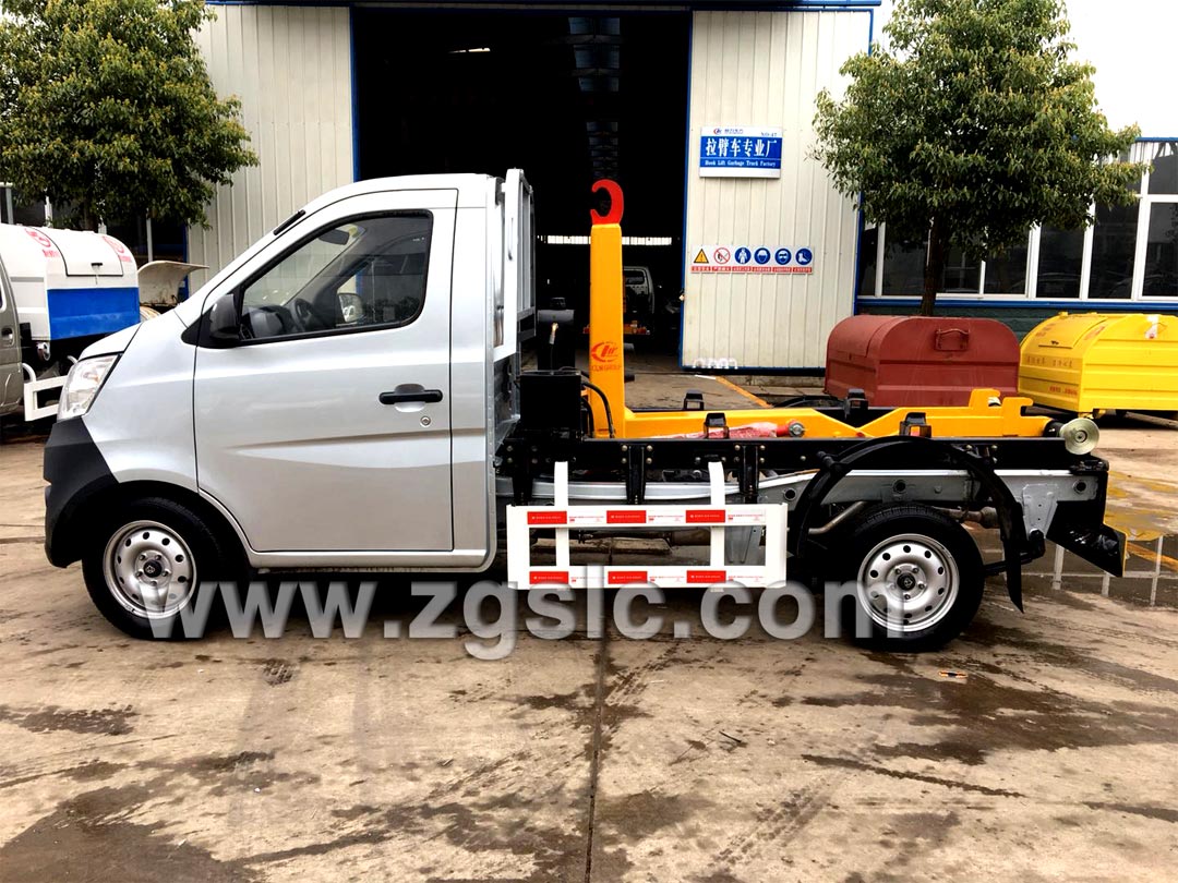 湖北程力長安3方勾臂垃圾車_勾臂垃圾車圖片大全