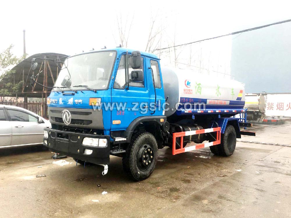 程力12方老款東風145灑水車黃牌（國五）