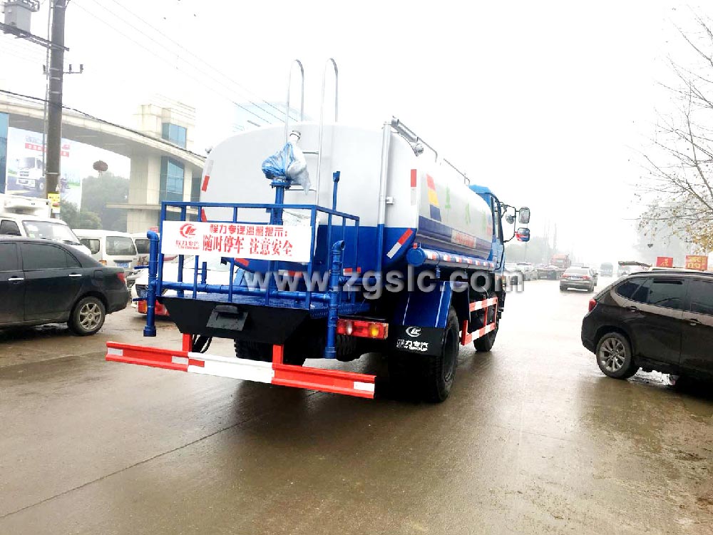 程力12方老款東風145灑水車黃牌（國五）