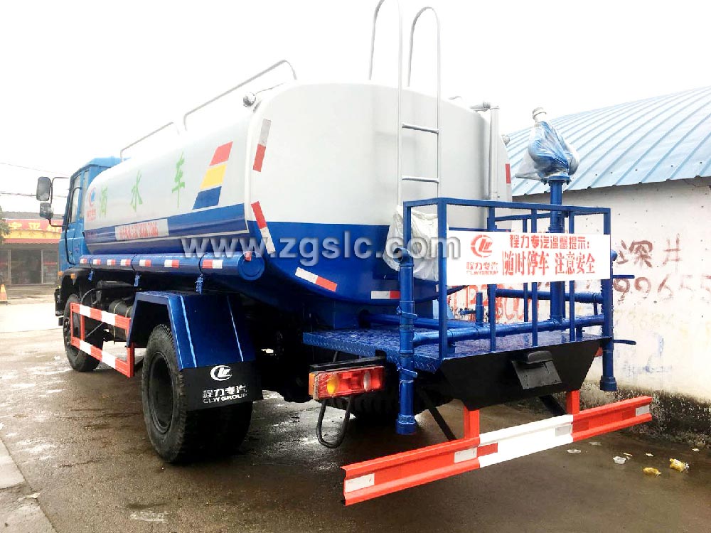 程力12方老款東風145灑水車黃牌（國五）