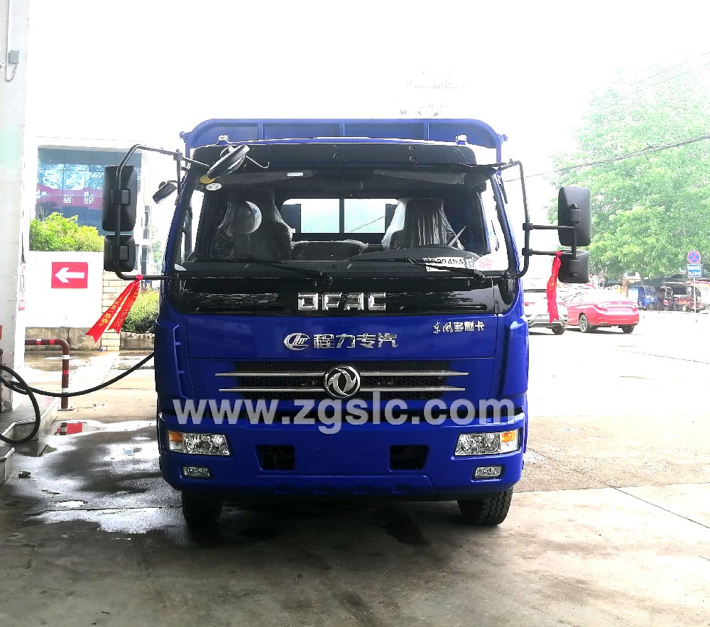 程力東風多利卡黃牌挖機平板運輸車（國五）