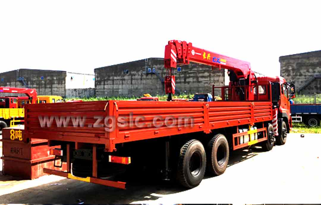 東風天龍前四后八隨車吊_隨車吊哪里有賣？