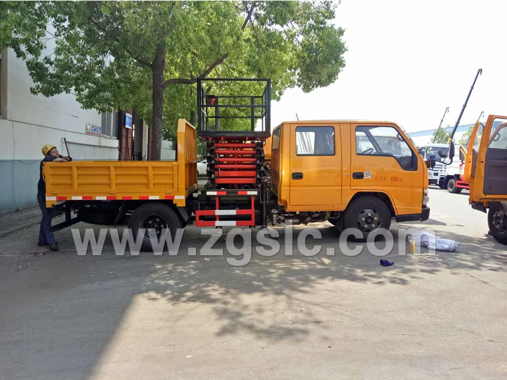 江鈴10米高空作業升降平臺車（國五）的價格