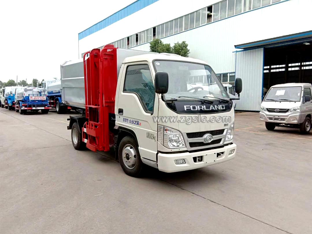 福田3方掛桶垃圾車（國五）