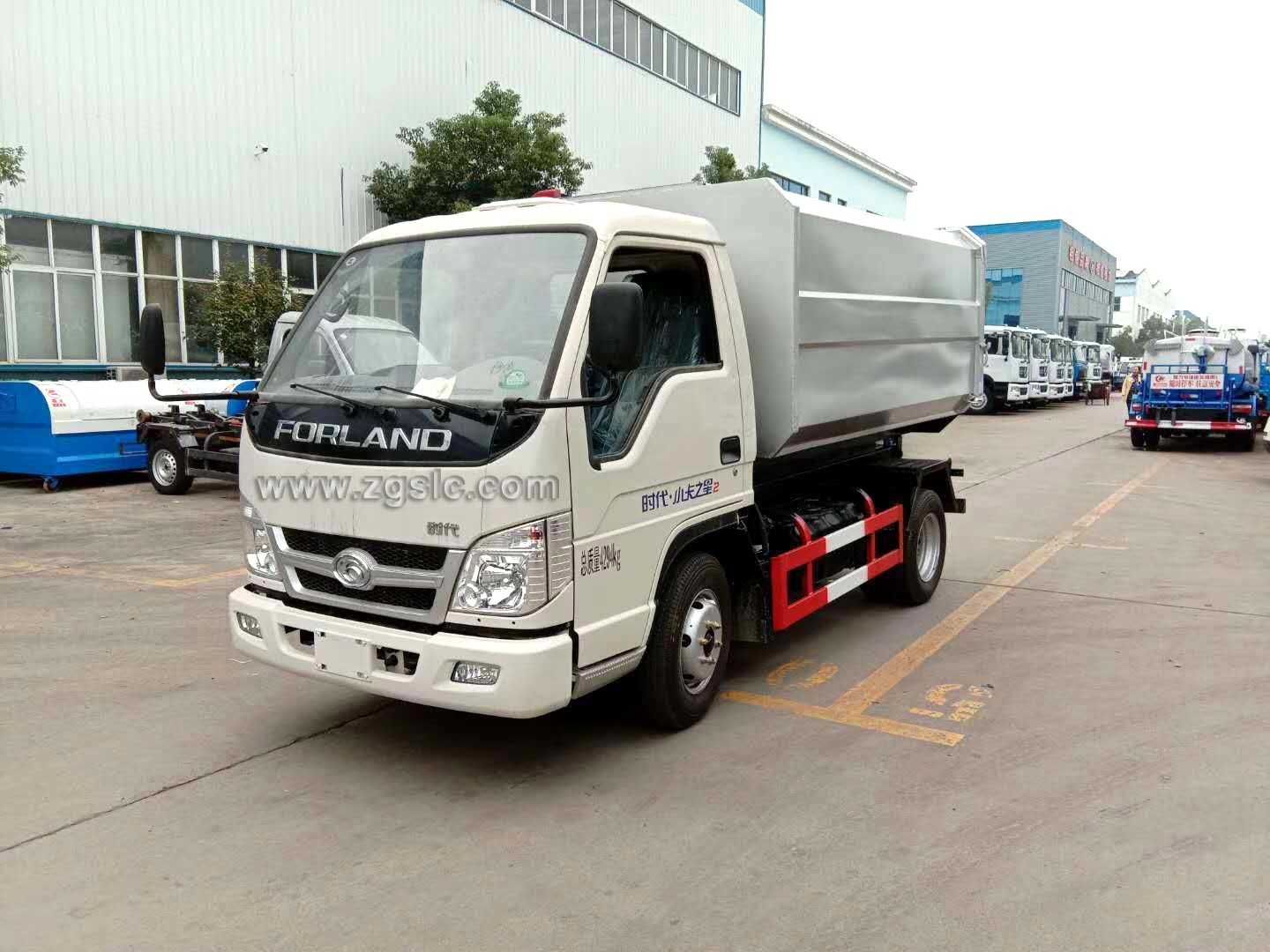 福田3方掛桶垃圾車(chē)_小型垃圾車(chē)報(bào)價(jià)