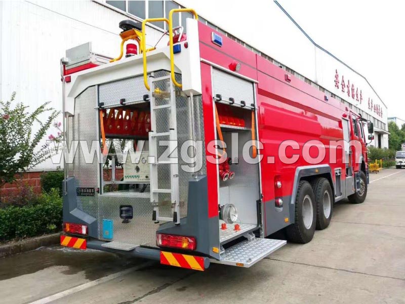 重汽后雙橋16噸水罐泡沫消防車 重汽后雙橋16噸水罐泡沫消防車