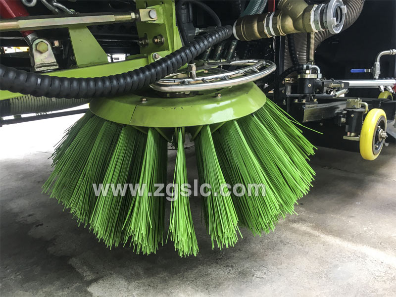 國六東風天錦洗掃車_國六東風天錦洗掃車配幾把掃刷