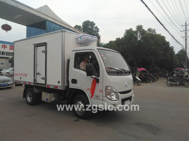 2019/09/04 湖南劉總在湖北程力集團訂購一臺國六躍進冷藏車，單號12654