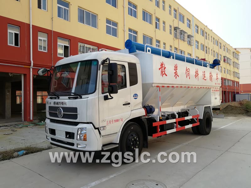 湖北程力集團東風天錦散裝飼料運輸車 湖北程力集團東風天錦散裝飼料運輸車