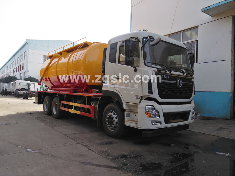 東風天龍后雙橋清洗吸污車 東風天龍后雙橋清洗吸污車