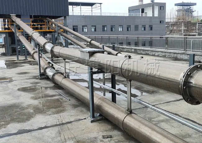 硫酸鎂管鏈輸送機(jī)案例介紹、安丘博陽機(jī)械管鏈提升設(shè)備
